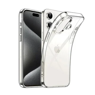 iPhone 16 telefontok - átlátszó szilikon tok ﻿