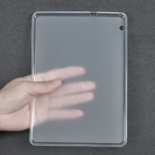 iPad 2021 10.2 (iPad 9) Tablettok - átlátszó szilikon tablet tok