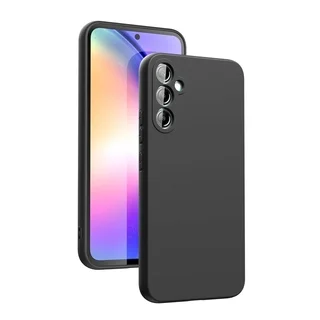 Telefontok Samsung Galaxy A16 5G - fekete szilikon hátlap tok