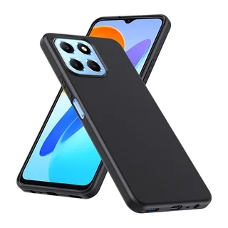Telefontok Honor X6b - fekete szilikon hátlap tok