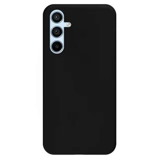 Samsung Galaxy S25 telefontok - fekete szilikon hátlap tok