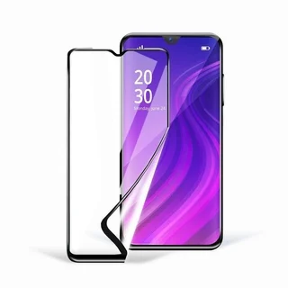 Üvegfólia Samsung Galaxy A26 5G - 5D full glue, flexibilis fólia fekete kerettel