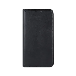 Telefontok Xiaomi Redmi Note 14S - Smart Magnetic fekete szilikon keretes mágneses könyvtok