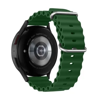 Huawei Watch GT 6 (46 mm) okosóra szíj - F- Design FS01 - zöld szilikon szíj (szíj szélesség: 22 mm) ﻿