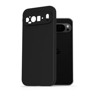 Telefontok Google Pixel 9 Pro XL - PASTEL - fekete szilikon hátlap tok