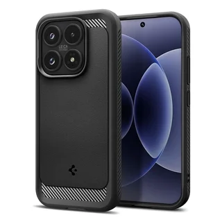 Telefontok Xiaomi 17 - SPIGEN Rugged Armor - matt fekete hátlap tok