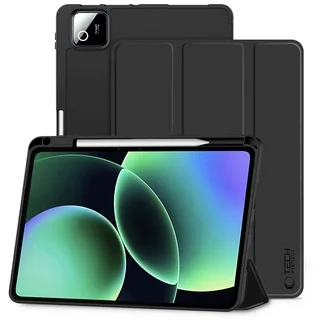 Tablettok XIAOMI PAD 8 / PAD 8 PRO (11,2 coll) - fekete smart case tablet tok, ceruza tartóval