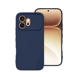 Telefontok Honor 600 5G - kék szilikon hátlap tok