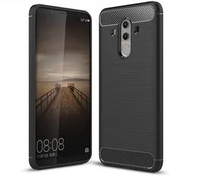 Telefontok Huawei Mate 10 Pro  - Carbon Fiber fekete szilikon tok