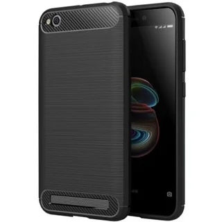 Telefontok Xiaomi Redmi S2  - Carbon Fiber fekete szilikon tok
