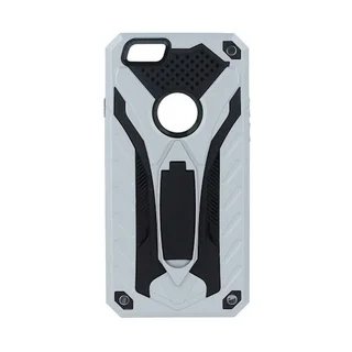 Telefontok Xiaomi Redmi Note 5A  - Defender Stand ezüst ütésálló, kitámasztható hátlap tok