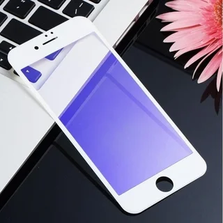 Üvegfólia: iPhone 7 / iPhone 8 -Remax GL-34  -kékfény szűrős- fehér 9D előlapi üvegfólia