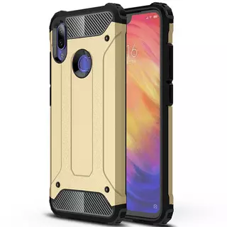 Telefontok Xiaomi Redmi Note 7 - Arany Defender ütésálló tok