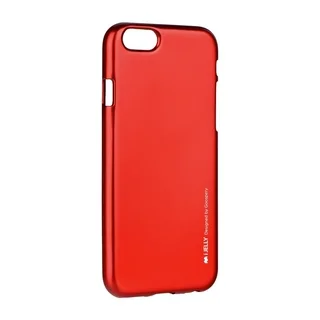 Telefontok IPHONE XR - hátlap, i-jelly metal Mercury - piros