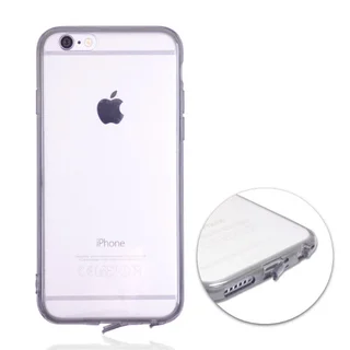 Telefontok LG K8 K350 - hamuszürke Plexi Outline tok