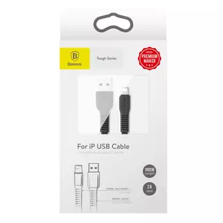 Baseus Tough iphone fekete adatkábel