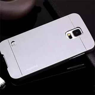 Telefontok Samsung Galaxy S5  - Motomo telefon tok ezüst